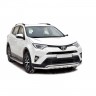 Защита переднего бампера «Труба двойная» (d51) для Toyota RAV4 рестайлинг (2015-н.в.)(Окрашенное) купить недорого с доставкой в Брянск