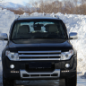 Накладка (юбка) переднего бампера "Broomer Design" (Без ДХЛ) для Mitsubishi Pajero IV (2006-2015) купить недорого с доставкой в Брянск