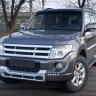 Накладка (юбка) переднего бампера "Broomer Design" (Без ДХЛ) для Mitsubishi Pajero IV (2006-2015) купить недорого с доставкой в Брянск