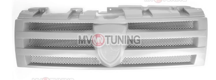 Решетка радиатора (под логотип) "Broomer Design" var №2 для Mitsubishi Pajero 4 (2006-2015) купить недорого с доставкой в Брянск