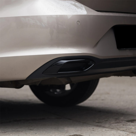 Имитация выхлопа SPACE GRAY (серый глянец) для Volkswagen Polo Liftback (2020-2023) купить недорого с доставкой в Брянск