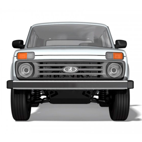 защита двигателя и осей нижних рычагов f-design для L@DA 4x4, urban, стальная 3мм, (окраска стандарт) купить недорого с доставкой в Брянск