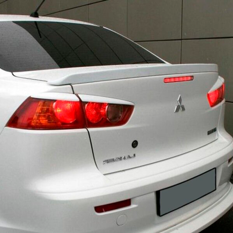 Накладки (реснички) на задние фары "4 части" Mitsubishi Lancer X (2007-2016 г.в.) купить недорого с доставкой в Брянск