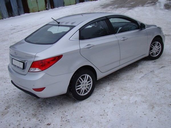 Аэродинамический рассекатель на крышу 6 зубьев для Hyundai Solaris (2010-2016) купить недорого с доставкой в Брянск